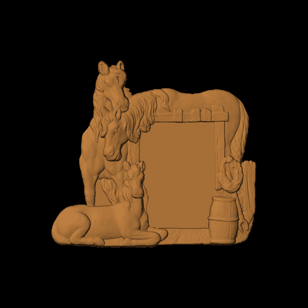 Plaque - Horse Trio - 1